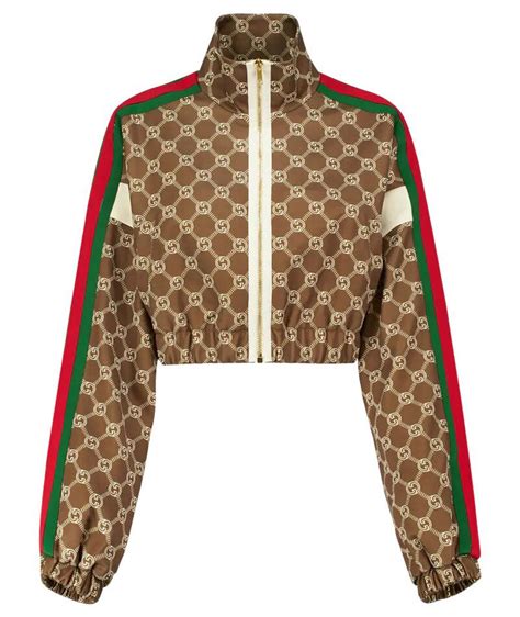 gucci track jacket women& 39|farfetch gucci jacket.